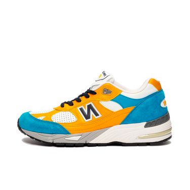 Кецове и обувки New Balance Sneakersnstuff x 991 "Blue/Yellow" Жълто | M991EF, 0