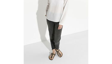 Кецове и обувки Birkenstock Gizeh FL Faded Khaki Narrow Fit Кафяво | 1019383, 5