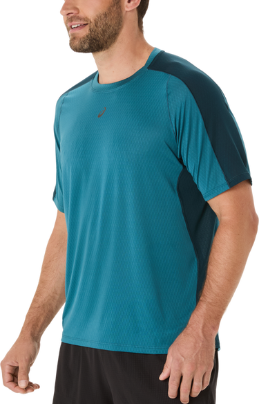 Тениска Asics Fujitrail Elite Short Sleeve Running T-Shirt Тюркоазено | 2011d264-400, 3