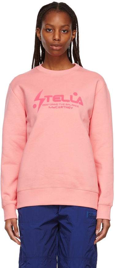Суитчър Stella McCartney Logo Sweatshirt Розово | 601847SNP10, 0