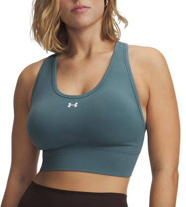 Сутиен Under Armour Vanish Seamless Mid Sports Bra Тюркоазено | 1384419-587, 3