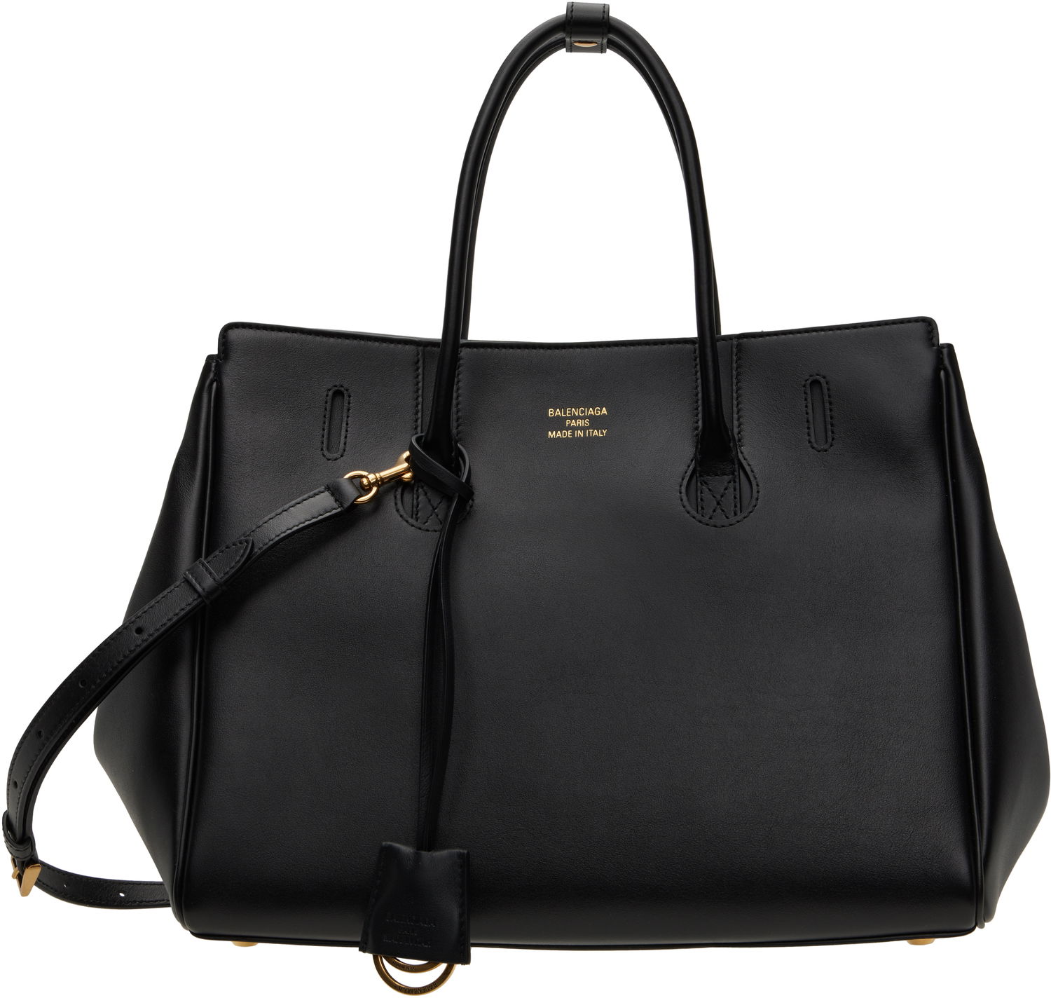 Дамска чанта Balenciaga Balenciaga Hampton Small Carry All Bag Черно | 813357 2ABAV, 0