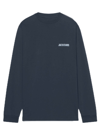 Суитчър Jacquemus Le Gelo Pool Logo Тъмно синьо | 225JS073-2003 3BE