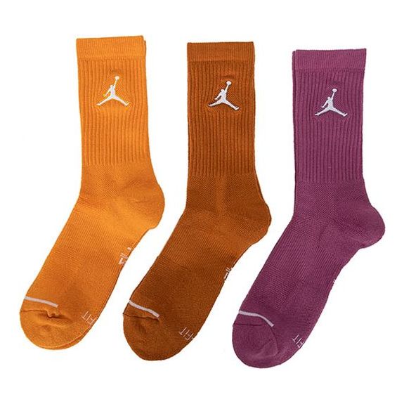 Чорапи Jordan Air Jordan Logo Casual Breathable Sports Socks 3 Pairs Многоцветен | SX5545-500