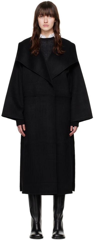 Палта TOTEME Signature Wool Oversized Coat Черно | 211-110-717, 0