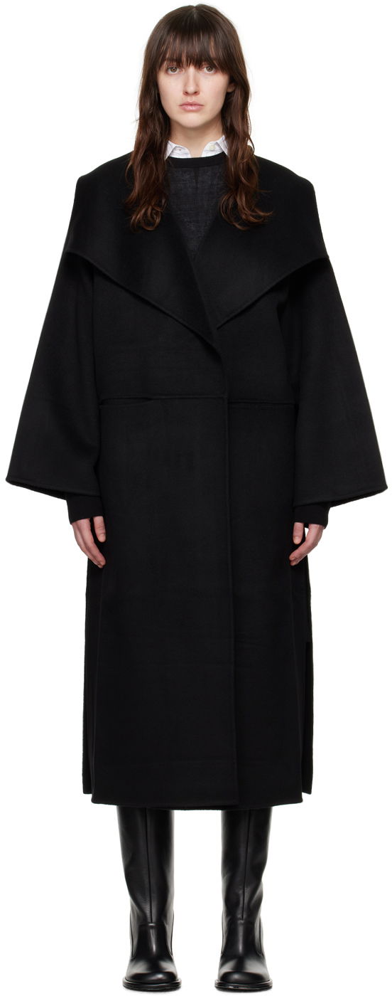 Палта TOTEME Signature Wool Oversized Coat Черно | 211-110-717