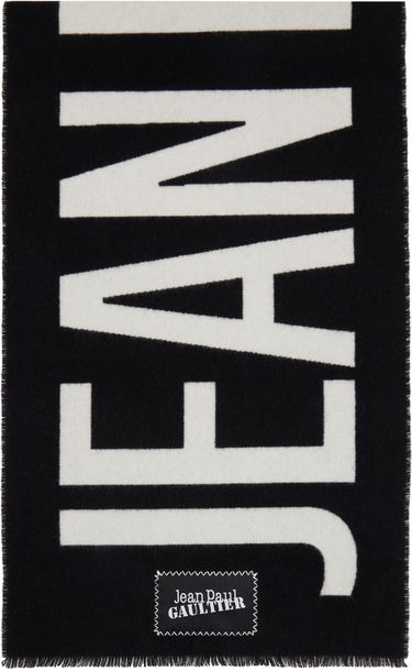 Шал Jean Paul Gaultier Gaultier 'The Jean Paul Gaultier' Logo Scarf Черно | 24/30-U-EC035P-C549-0001, 0