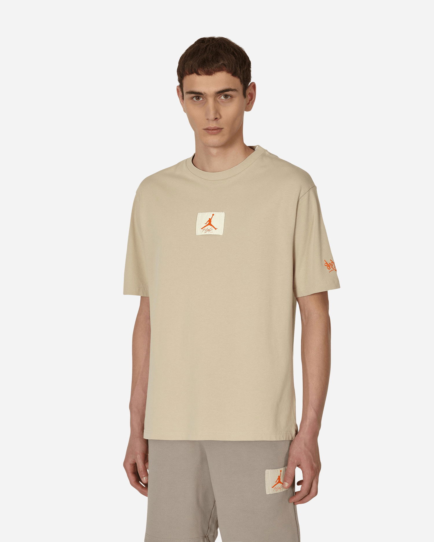 Тениска Jordan Brand Tee x Shelf Life Бежово | DV7000-206, 1