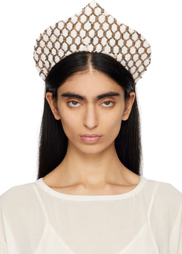 Бижута Bode Bode Pinnacle Crown Headband Бяло | WRS25AC005, 0