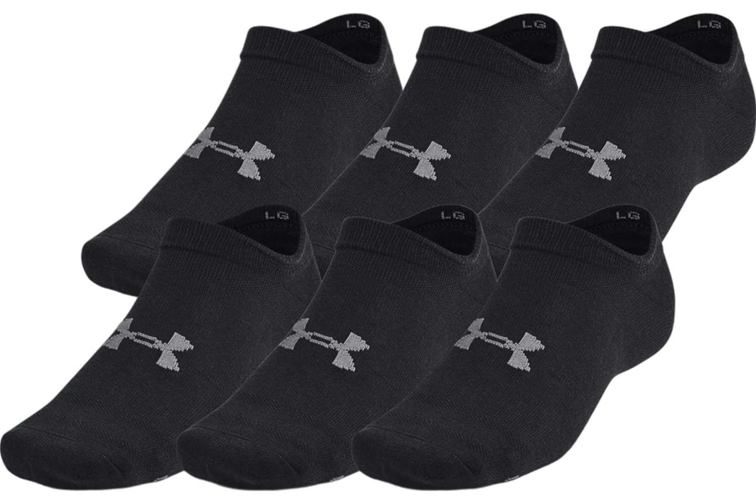 Чорапи Under Armour Essential 6-Pack No-Show Socks Черно | 1382611-001, 0