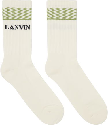 Чорапи LANVIN Lanvin Curb Socks Бяло | AM-SABSK2-1CCU-P25, 0