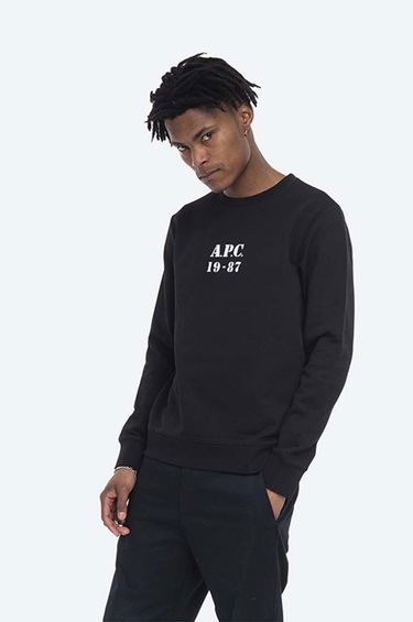Суитчър A.P.C. Gaby Printed Sweatshirt Черно | COECQ.H27609, 0