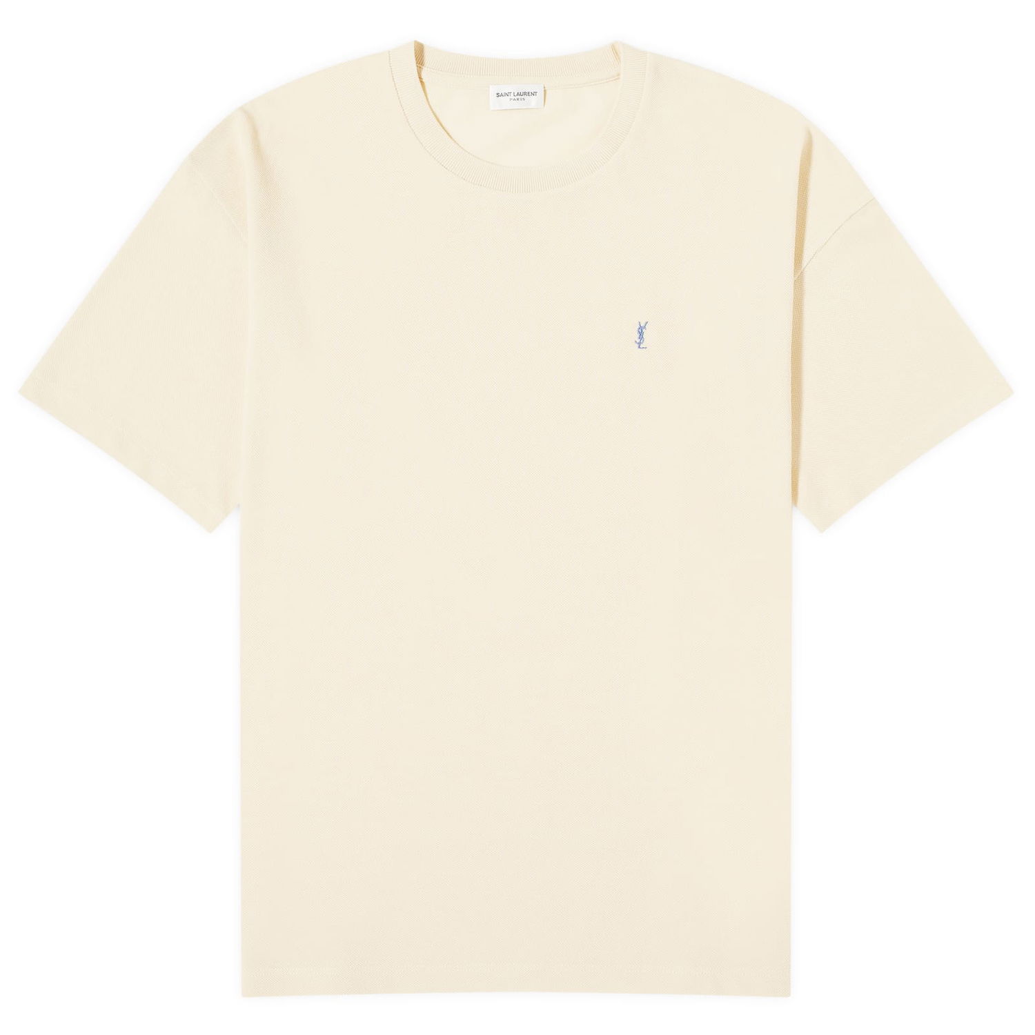 Тениска Saint Laurent Pique Logo Розово | 781566Y37HC-7265, 0