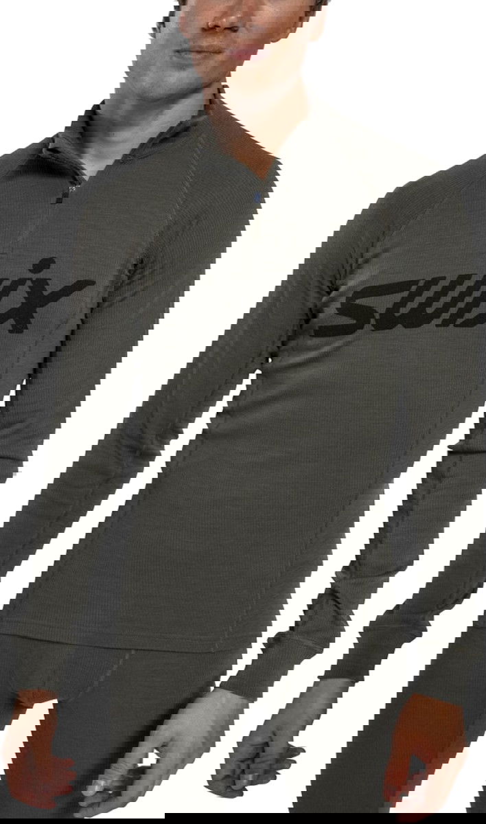 Тениска SWIX Swix RaceX Merino Half Zip Top Зелено | 10120-23-48100, 0
