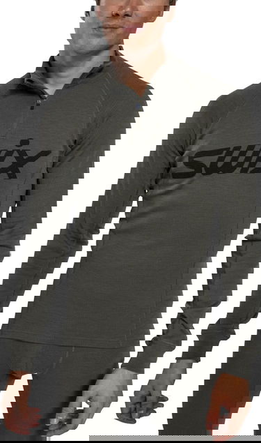 Тениска SWIX Swix RaceX Merino Half Zip Top Зелено | 10120-23-48100, 0