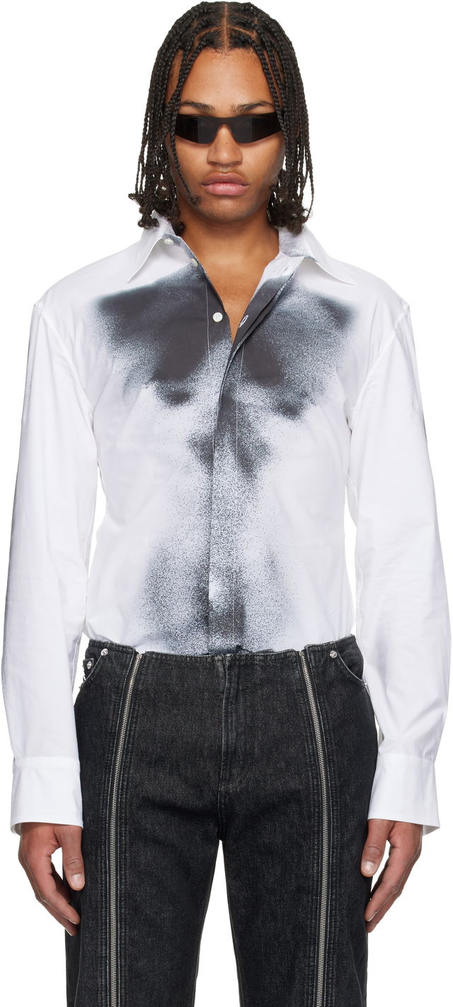 Jean Paul Gaultier Printed Body Dust Shirt