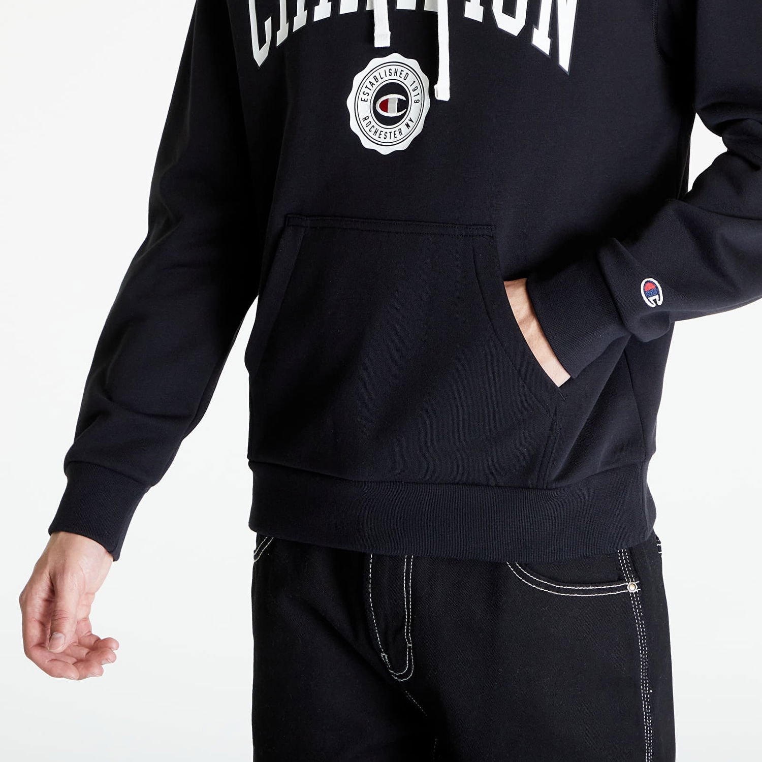 Суитчър Champion Hooded Sweatshirt Black Черно | 219830 CHA KK001, 1
