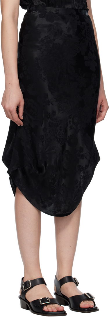 Пола Maison Margiela Floral Midi Skirt Черно | S52ME0025 M35471, 1