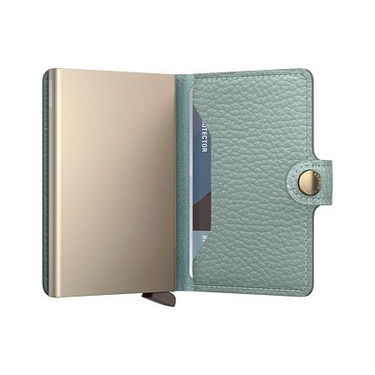 Портфейл Secrid Miniwallet - Pebble - Sea Green Тюркоазено | MPe-Sea-Green, 3