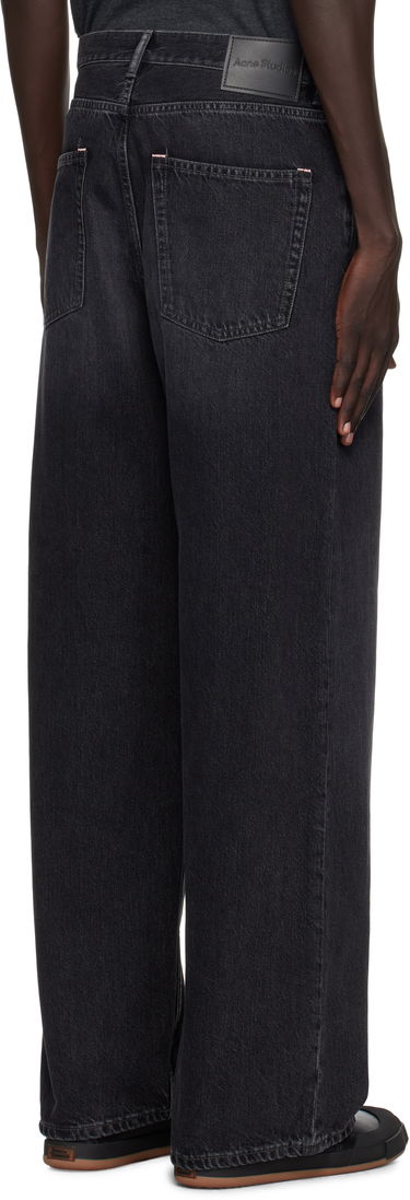 Дънки Acne Studios Acne Studios Faded Loose-Fit Jeans Черно | C00090-, 2