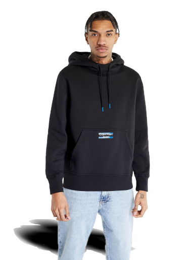 Суитчър CALVIN KLEIN Transparent Stripe Hoodie Черно | J30J322891 BEH