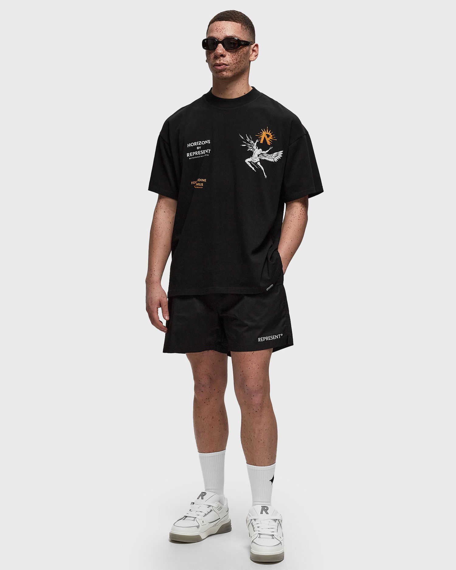 Къси панталони Represent Clo REPRESENT SHORT Черно | MLM704-01, 1