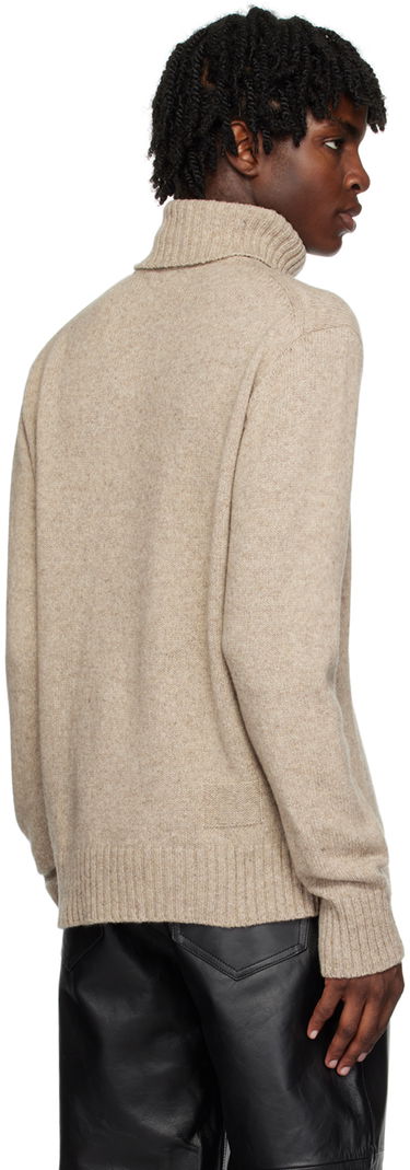 Пуловер Universal Works Universal Works Roll Neck Turtleneck Бежово | 29450, 2