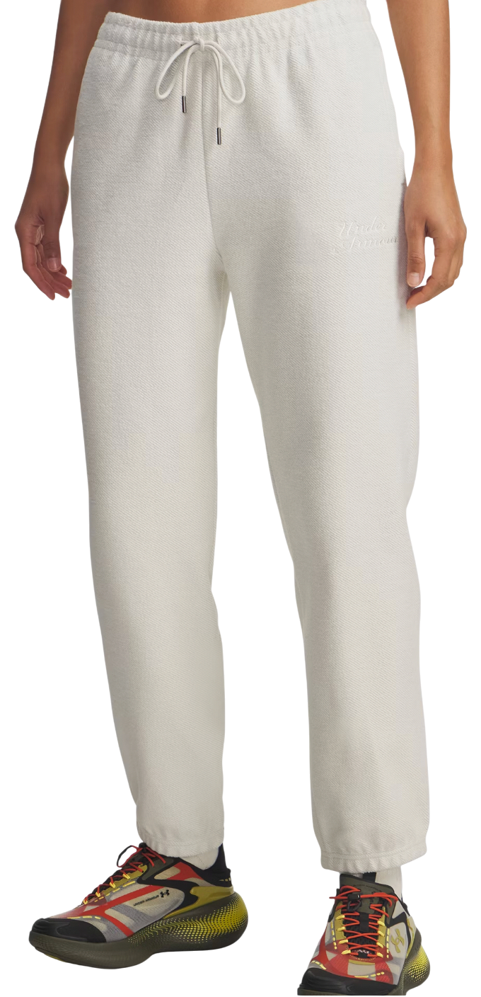 Спортни панталони Under Armour Icon Terry Varsity Jogger Бежово | 6004858-110