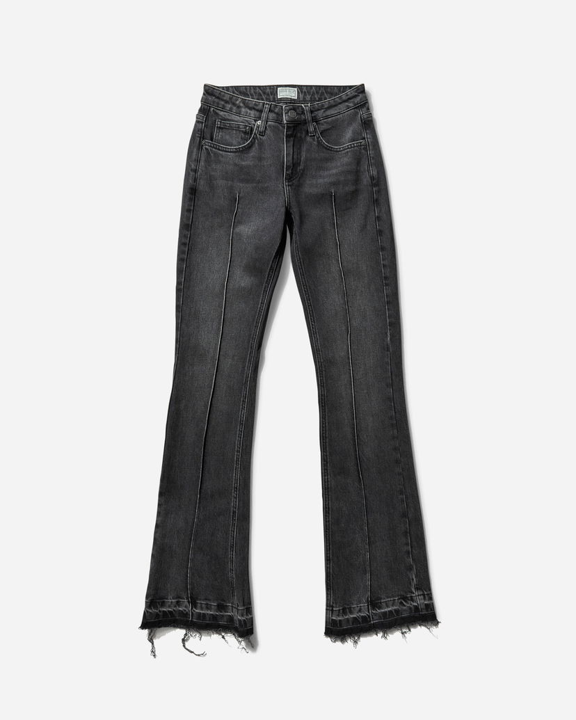 Дънки GUESS Women's Flare Denim Pants Black Черно | W4BU18D5AK1 GBS2