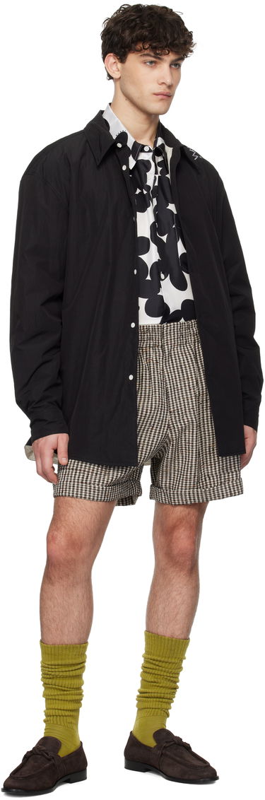 Риза Marni Marni Crinkled Nylon Blend Overshirt Черно | CUMU0333SW UTP786, 3