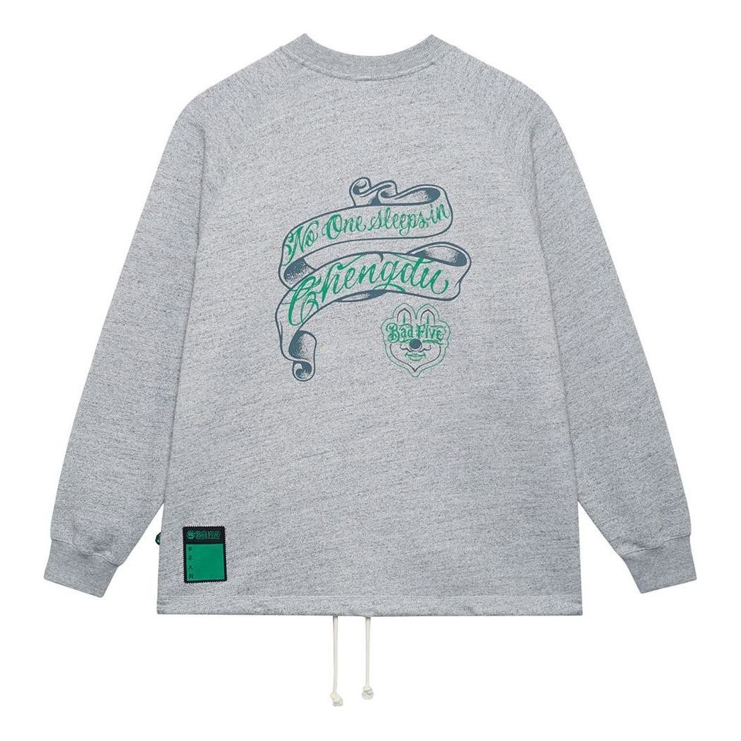 Тениска Li-Ning Vintage Graphic Printed Pullover Сиво | AWDSJ07-3, 0