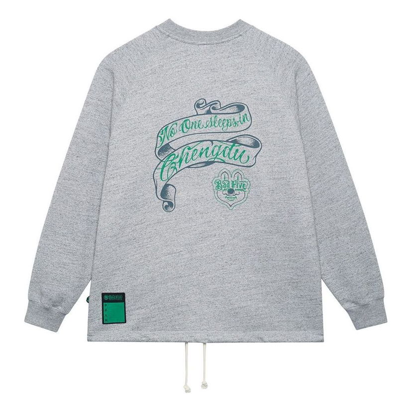 Тениска Li-Ning Vintage Graphic Printed Pullover Сиво | AWDSJ07-3