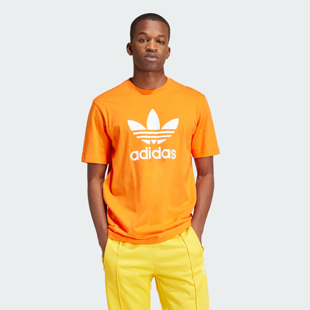 Тениска adidas Performance Adicolor Trefoil Оранжево
 | IR8000, 0