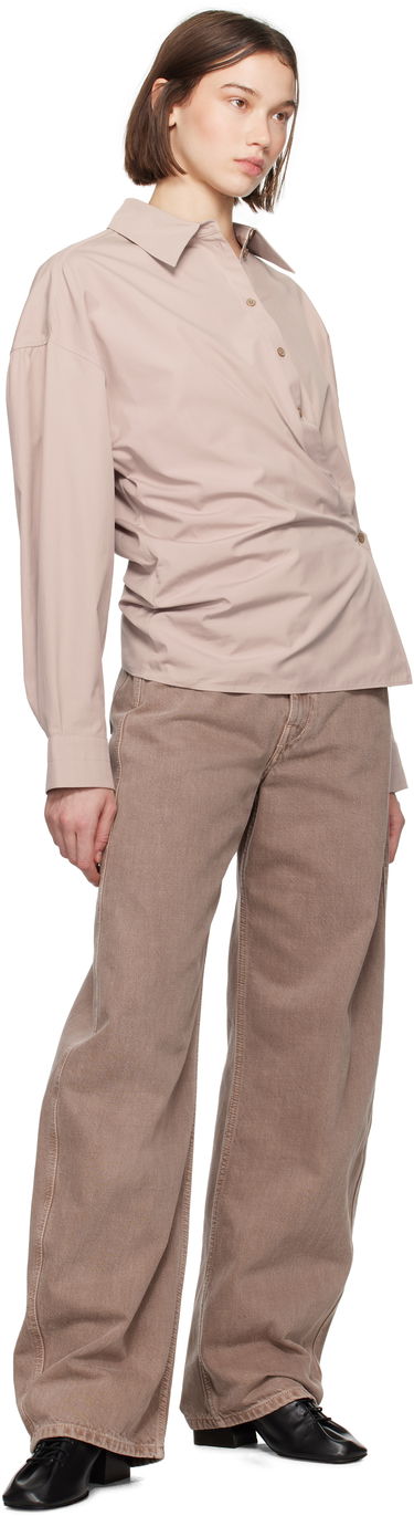 Риза LEMAIRE LEMAIRE Twisted Shirt Бежово | SH1141 LF839, 3