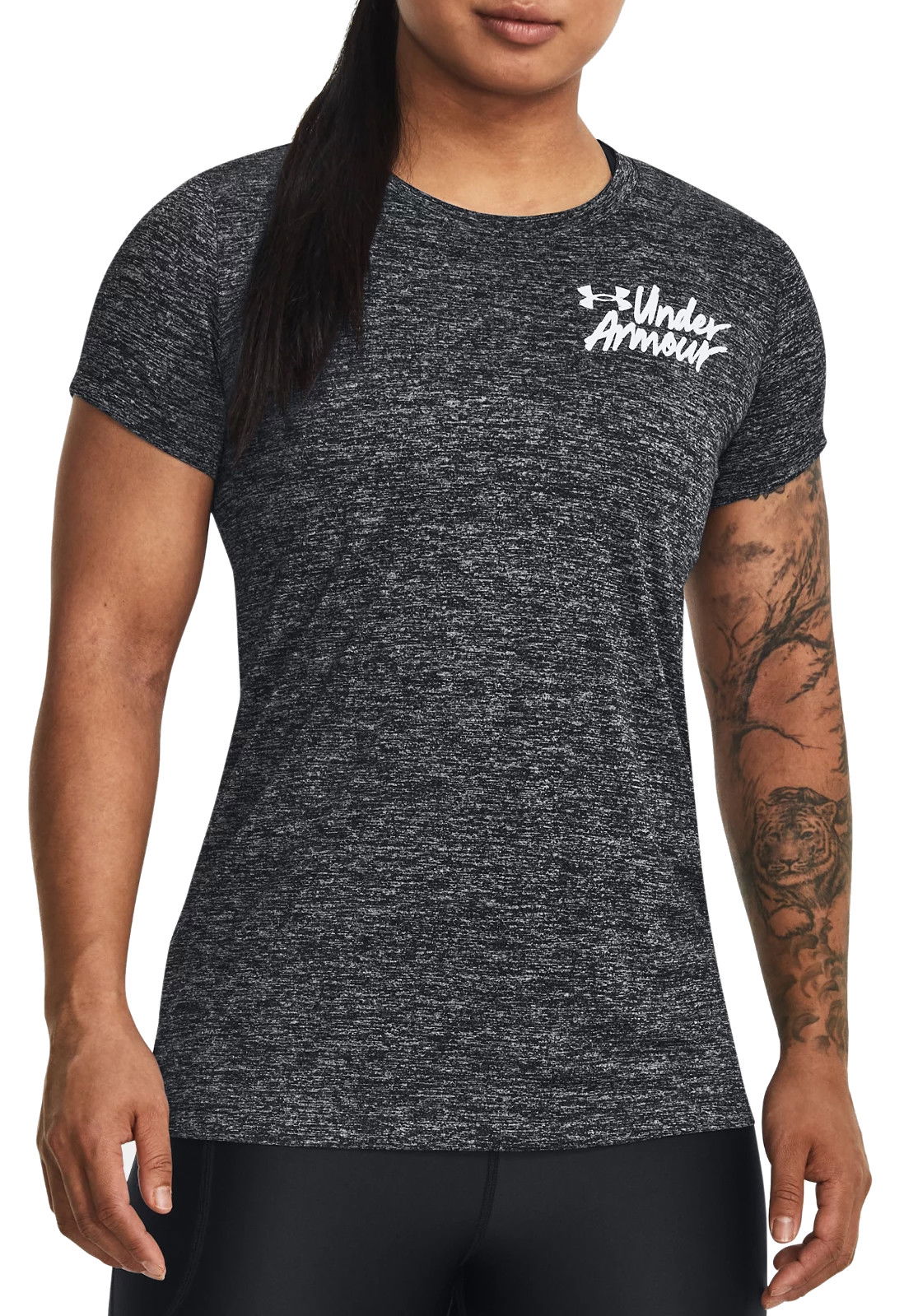 Тениска Under Armour Tech™ Twist Graphic Tee Черно | 1379489-001, 0