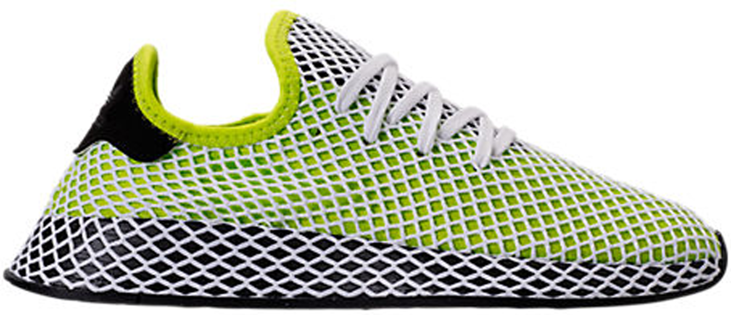 Кецове и обувки adidas Originals Deerupt Muted Neons Solar Slime Зелено | B27779, 0