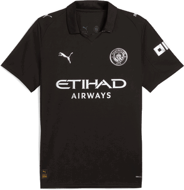 Фланелка Puma Manchester City Away Replica Jersey 2025/26 Черно | 780350-02, 0