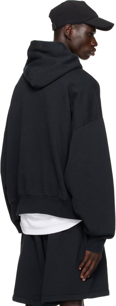 Суитчър Fear of God Fear of God ESSENTIALS Heavy Fleece Vintage Shrunken Hoodie Черно | 192HO246210F, 2
