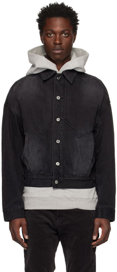 Яке We11done We11done Relaxed-Fit Denim Jacket Черно | WD-DJ3-22-303-U-BK, 0