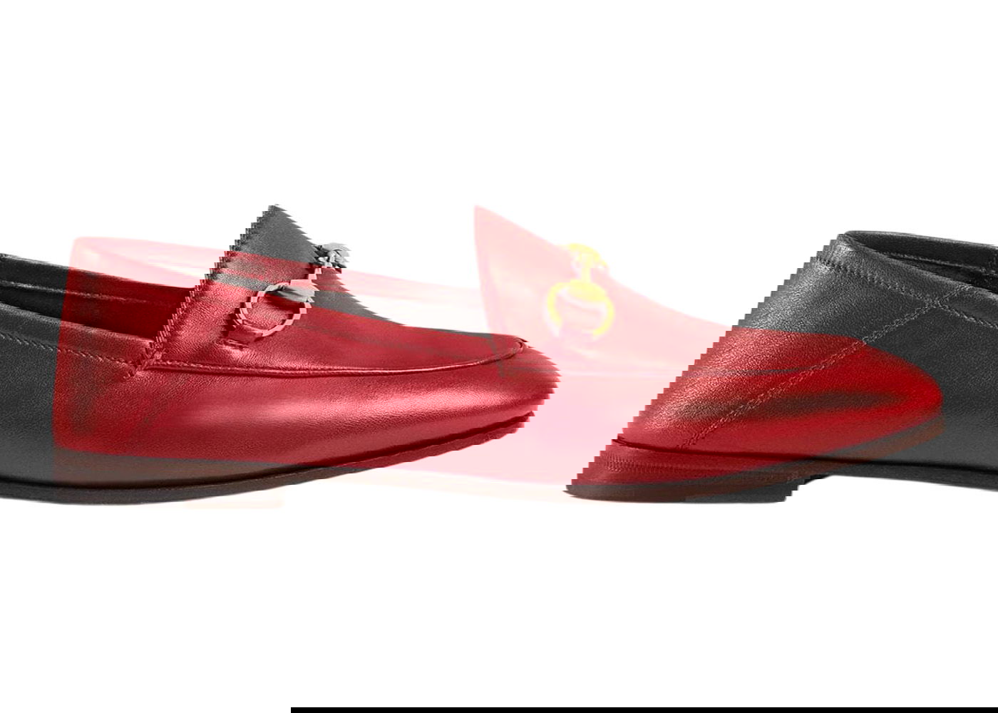 Кецове и обувки Gucci Horsebit Slip On Loafer 'Red' Leather Червено | _414998 DLC00, 0