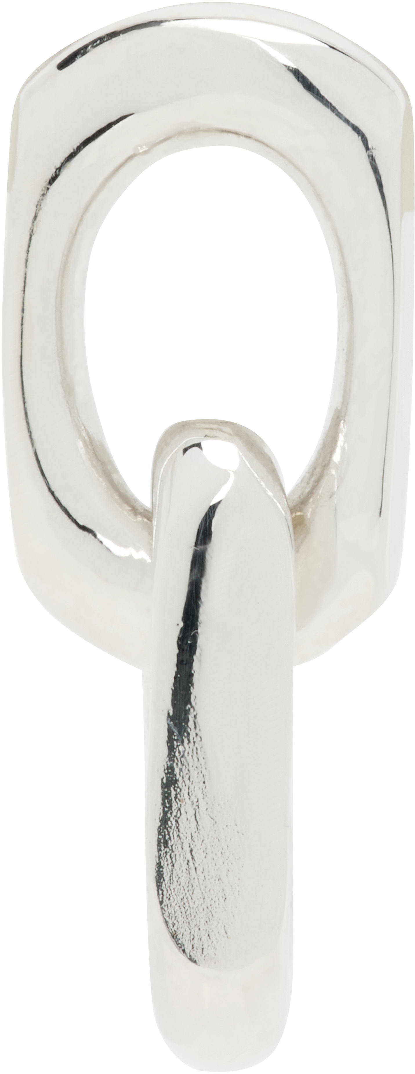 Обеци MARTINE ALI Link Drop Single Earring Металик | MAFW24008-SS, 0