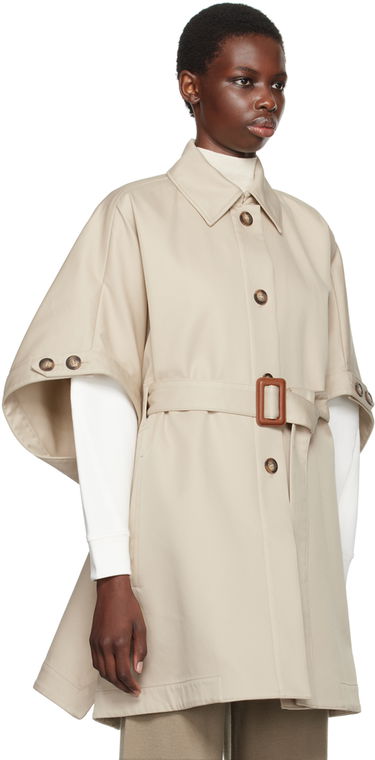 Тренчкот Max Mara Max Mara Water-Repellent Trench Coat Бежово | 2424736101600, 1