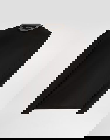 Тениска Dolce & Gabbana Dolce & Gabbana Men's Jersey T-Shirt Черно | G8SW5THU7VEN0000, 0