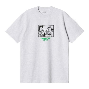 Тениска Carhartt WIP Coffee T-Shirt Сиво | I032119_482_XX, 4