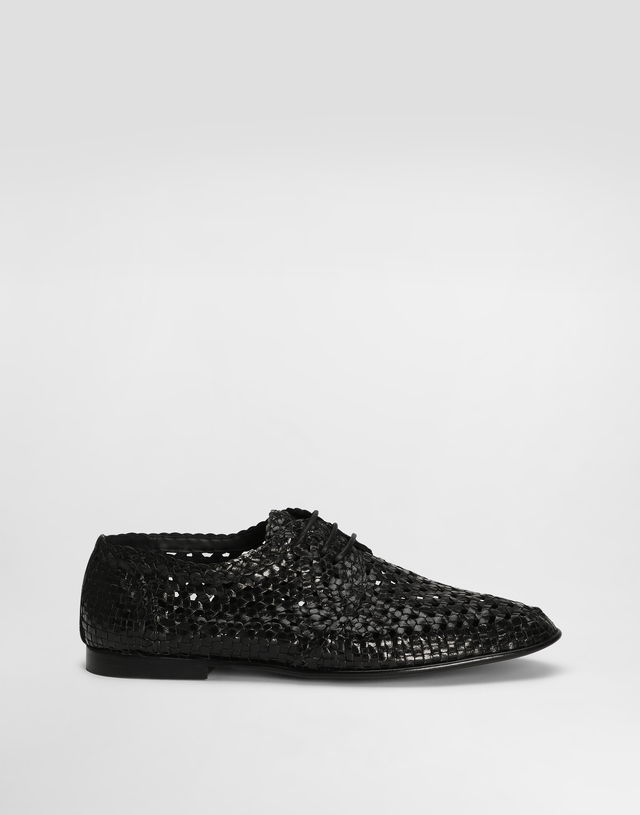 Dolce & Gabbana Polished Goatskin Derby Shoes