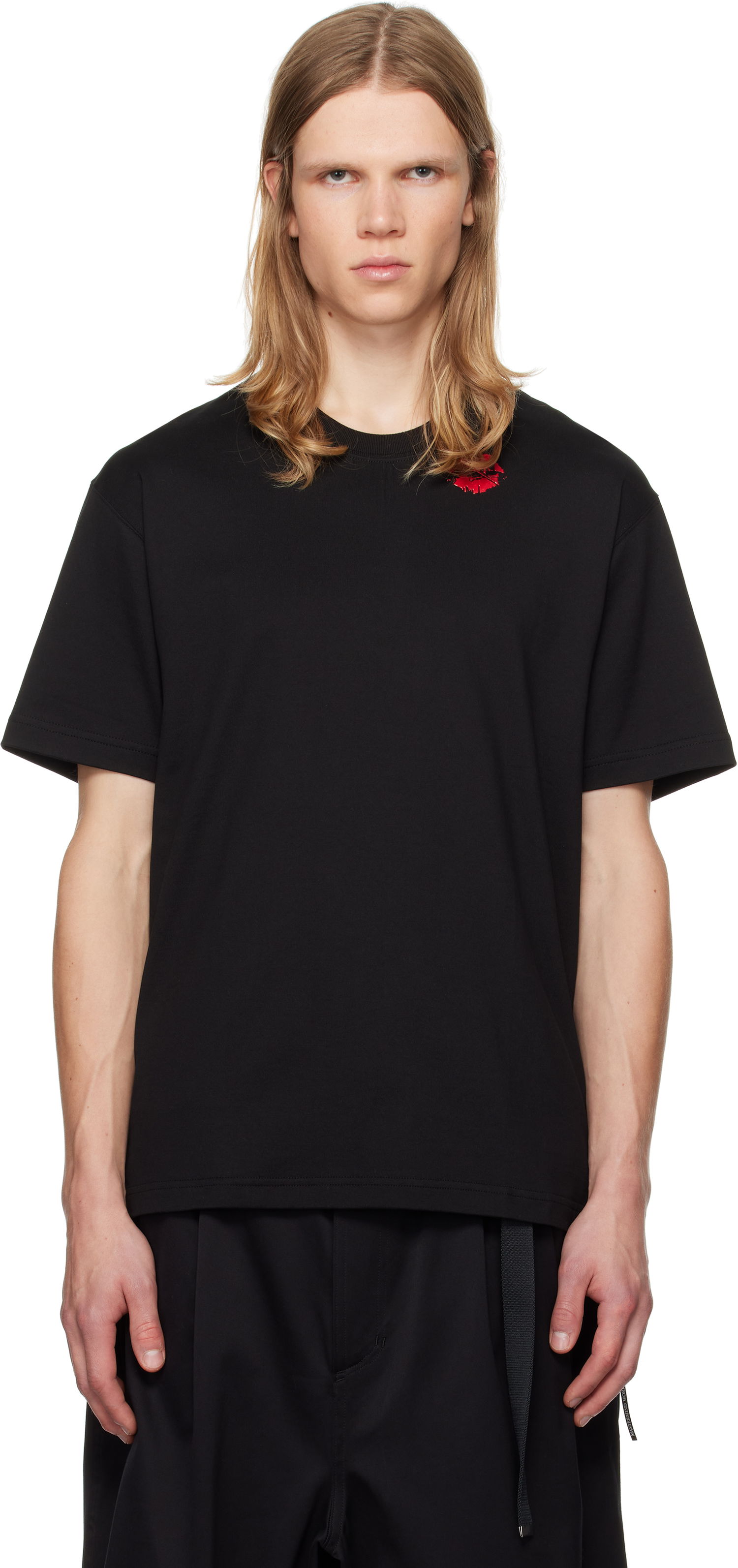 Тениска Mastermind WORLD Lip T-shirt Черно | MW24S13-TS061-010, 0