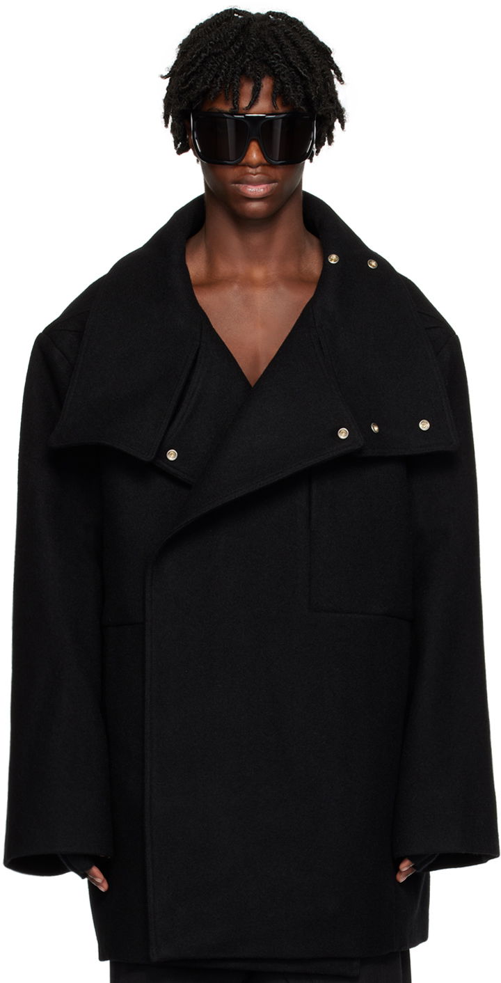 Яке Rick Owens Caban Jacket Черно | RR02C7758 WY, 0