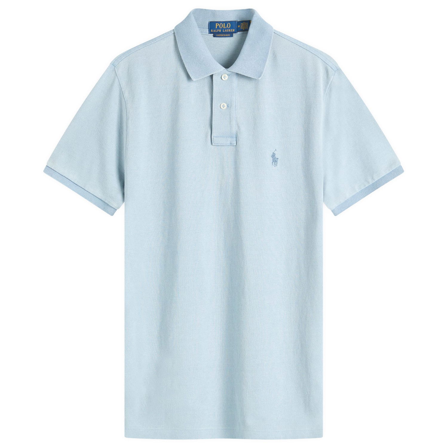Поло тениска Polo by Ralph Lauren Ralph Lauren Custom Slim Fit Polo Shirt, Large Синьо | 710970582001, 0
