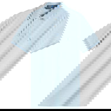 Поло тениска Polo by Ralph Lauren Ralph Lauren Custom Slim Fit Polo Shirt, Large Синьо | 710970582001, 0