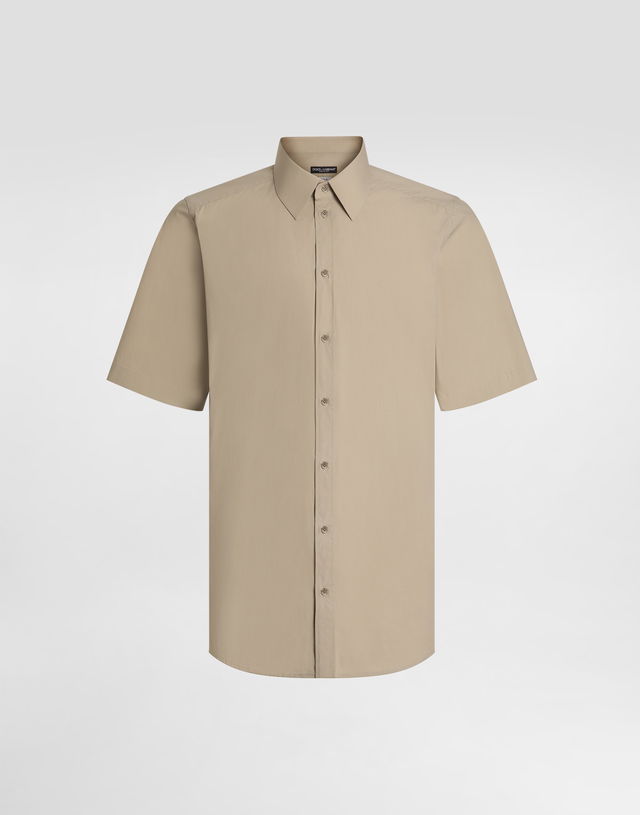 Dolce & Gabbana Men's Extra Fine Poplin Short Sleeve Shirt